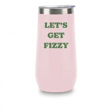 Let's Get Fizzy Champagne Tumbler